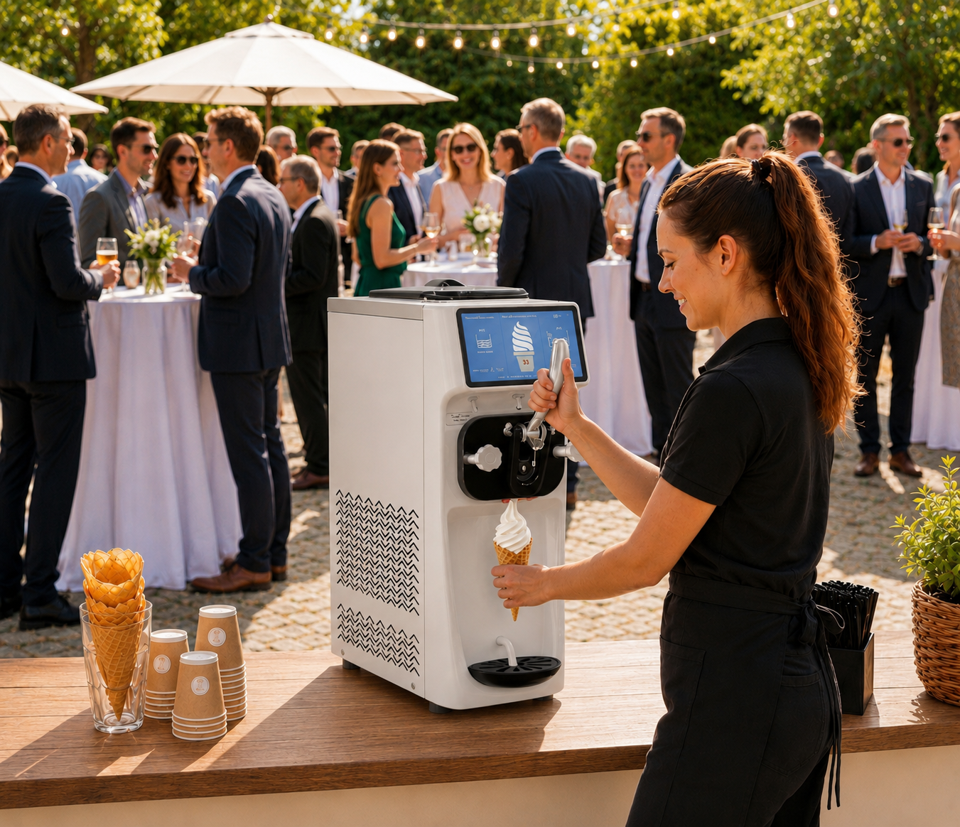 Professioneller Softeis-Eventservice für dein Event